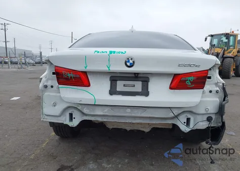 2018 BMW 530E Iperformance z USA, uszkodzony, nr VIN WBAJA9C58JB252756